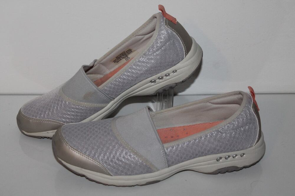 Easy Spirit Twist 2 Slip On Casual Sneakers, #435-1117, Gray/Silver, Women's 10 - Picture 1 of 5